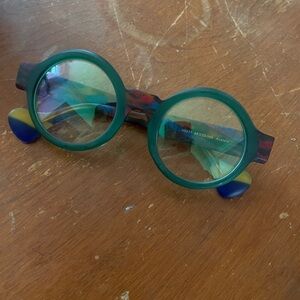Aoolia glasses green and blue and red